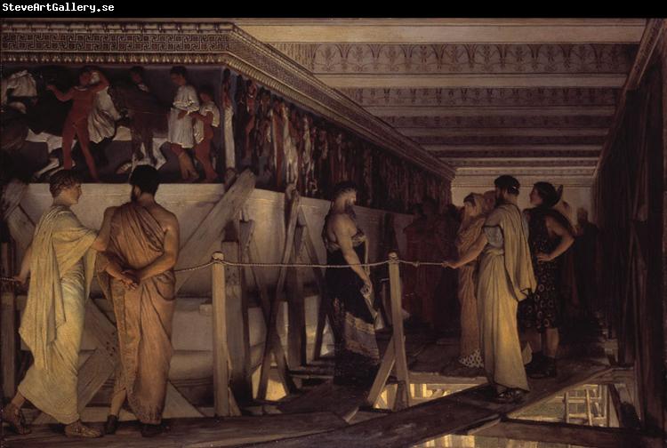 Alma-Tadema, Sir Lawrence Phidias Showing the Frieze of the Parthenon to his Friends (mk23)